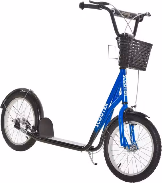 Scooter per Bambini ¨C zephmum ¨C Regolabile, Blu e Nero