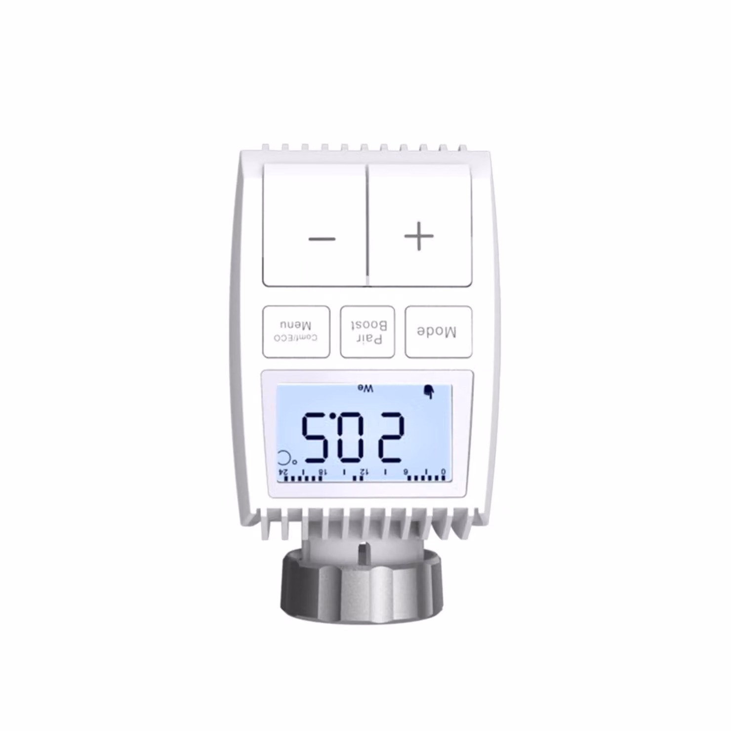 Termostato per radiatori ZigBee, regolatore di temperatura del riscaldamento 3.0, indicatore di controllo TRV, valvola termostatica, app per smartphone intelligente, compatibile con Amazon Alexa Home (è necessario utilizzare un gateway)