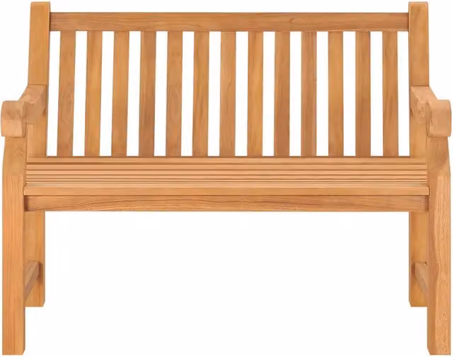 Panchina da Giardino | Panca da Giardino 114 cm in Legno Massello di Teak