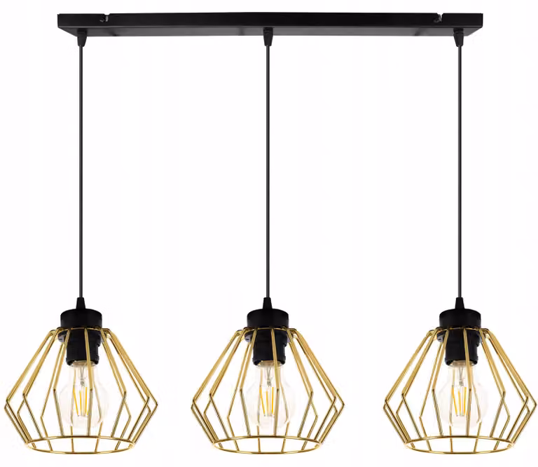 Lampada Da Soffitto Lampada A Sospensione Lampadario Oro Loft Druciak
