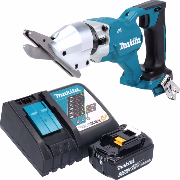 Makita DJS 800 RF1 forbici per fibrocemento a batteria 18 V Brushless + 1x batteria 3,0 Ah + caricabatteria