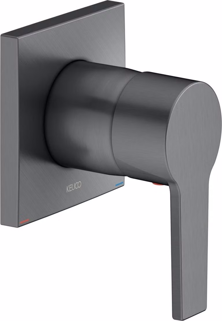 KEUCO EDITION 11 Mitigeur monocommandé encastré, forme rosace carrée, 51151130002, 51151130002