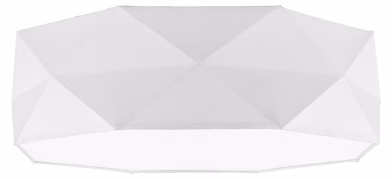 Lampada da soffitto personalizzata KANTOOR bianca 4xE27x40W in tessuto, dimensioni: 17x52x52 cm, IP20, TK-Lighting