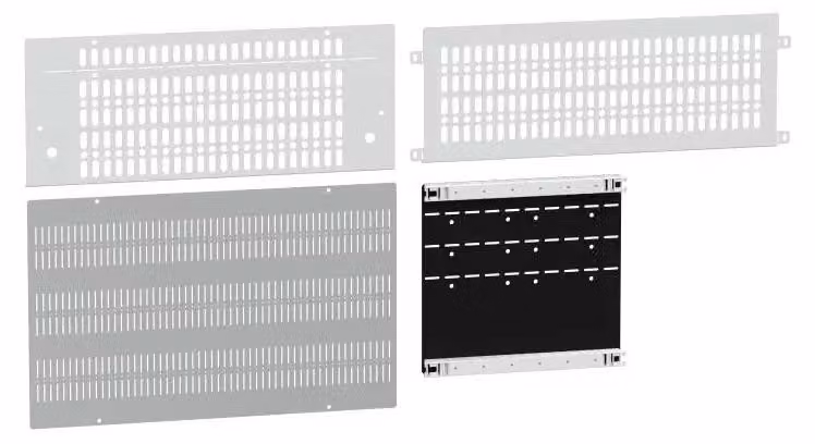 Schneider Electric PrismaSeT-P, separatore, forma 1, per il collegamento di MTZ con la sbarra collettrice verticale Linergy LGYE, larghezza = 650 mm, profondità = 600 mm LVS04925
