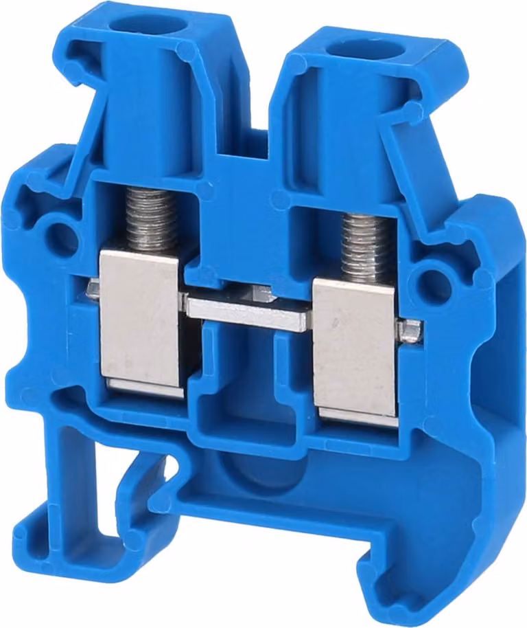 Phoenix Contact Mini morsetto passante MUT 2,5 BU Connessione a vite Tensione nominale 500 V - 1 pezzo
