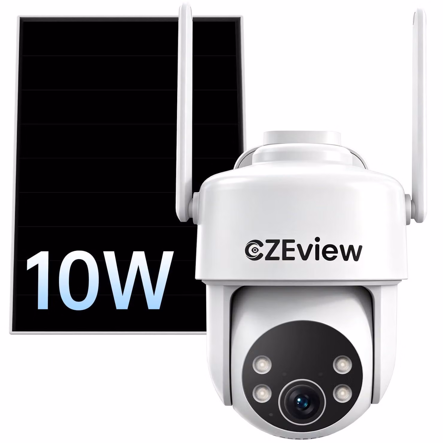 Telecamera di sorveglianza 4G LTE da esterno, alimentata a energia solare, con slot per SIM, risoluzione HD 3MP