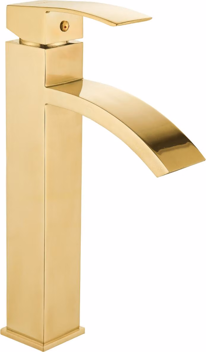 Mexen Libra rubinetto alto da lavabo, oro - 745110-50