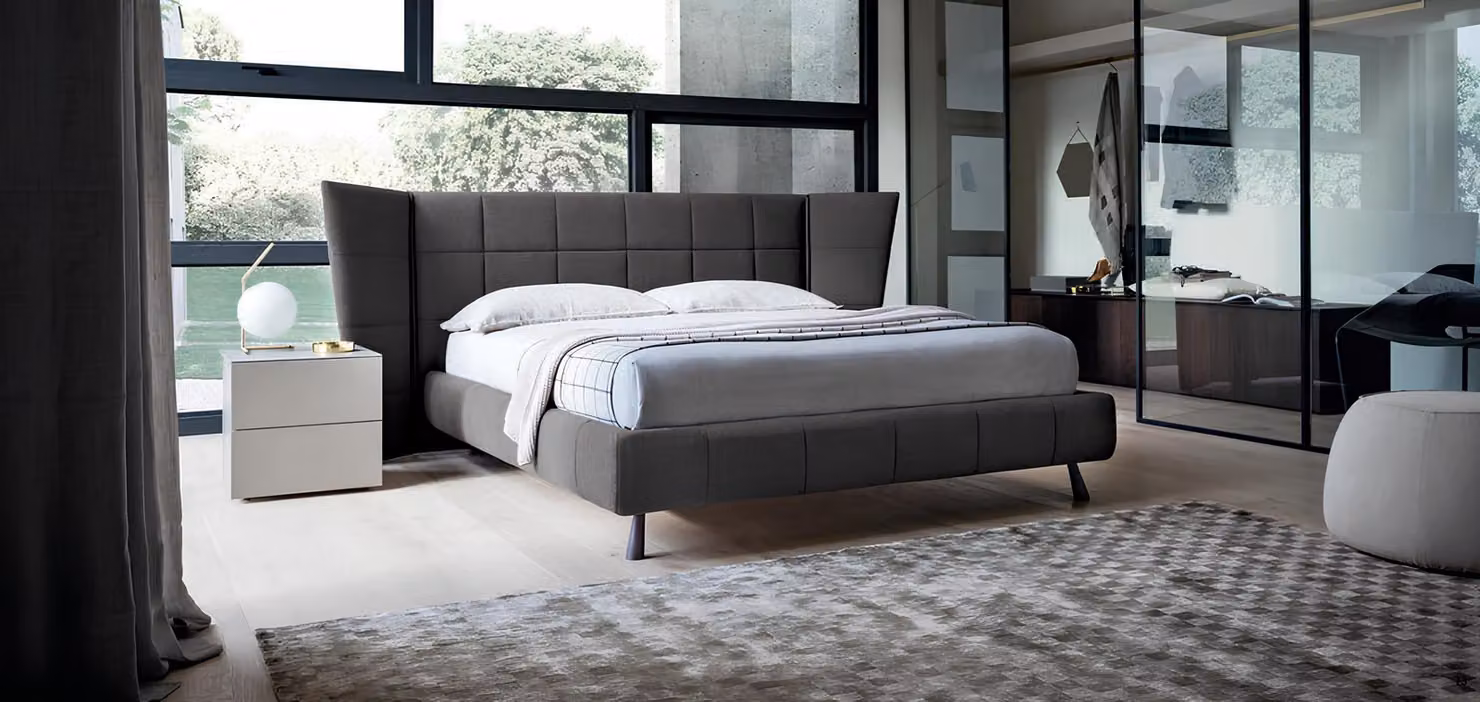 Luxus Design Bett Betten 160 x 200cm Dubai Doppel Hotel Holz Schlafzimmer Bett