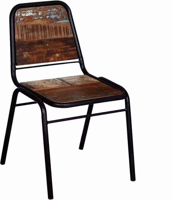 Sedie da Pranzo 4 pz in Legno Massello di Recupero 274706
