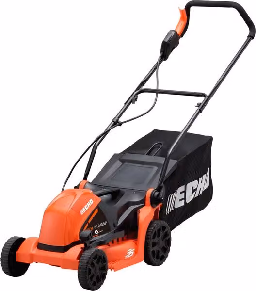 Tagliaerba a batteria Echo DLM310/35P 40V con kit mulching e sacco di raccolta, larghezza: 35 cm