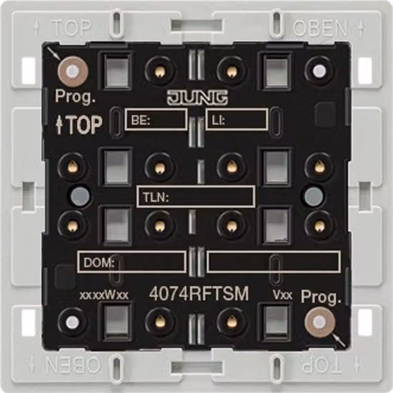 Modulo di tastiera per radio 4V con connettore KNX Jung Nero