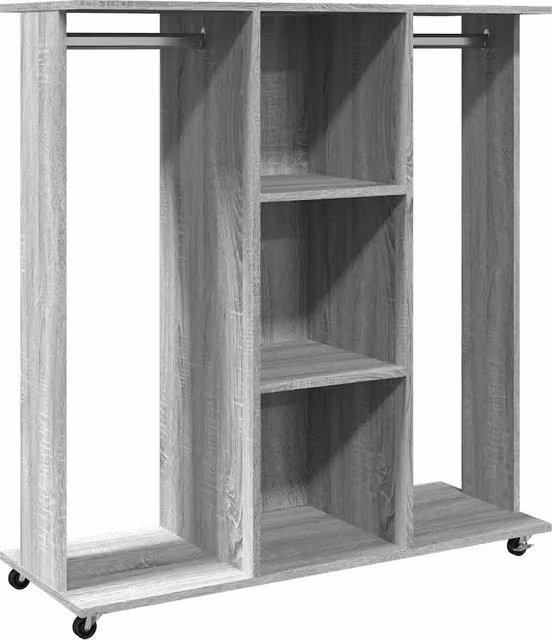 Armadio con Ruote DESIGN IN Grigio Sonoma in Legno Multistrato L: 102 cm, P: 38 cm, H: 110 cm CFW9658351 – 1