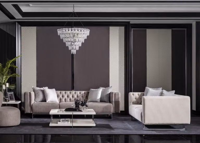 Sofagarnitur 4 3 Sitzer Set Design Sofa Polster Couchen Couch Modern
