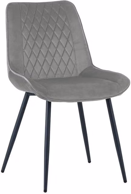 Set di 4 sedie in velluto moderne imbottite - CORVIA