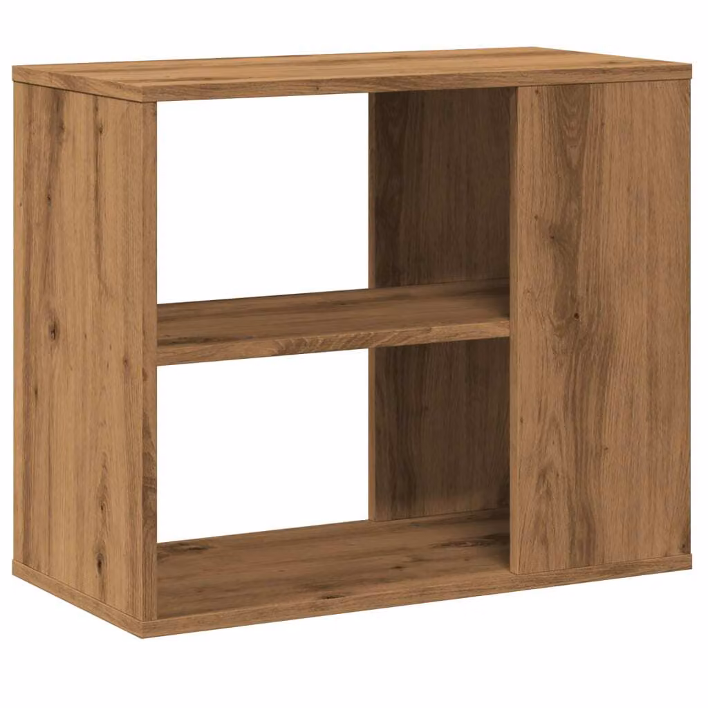 Mobiletto Laterale Rovere Artigianale 60x30x50 cm Multistrato