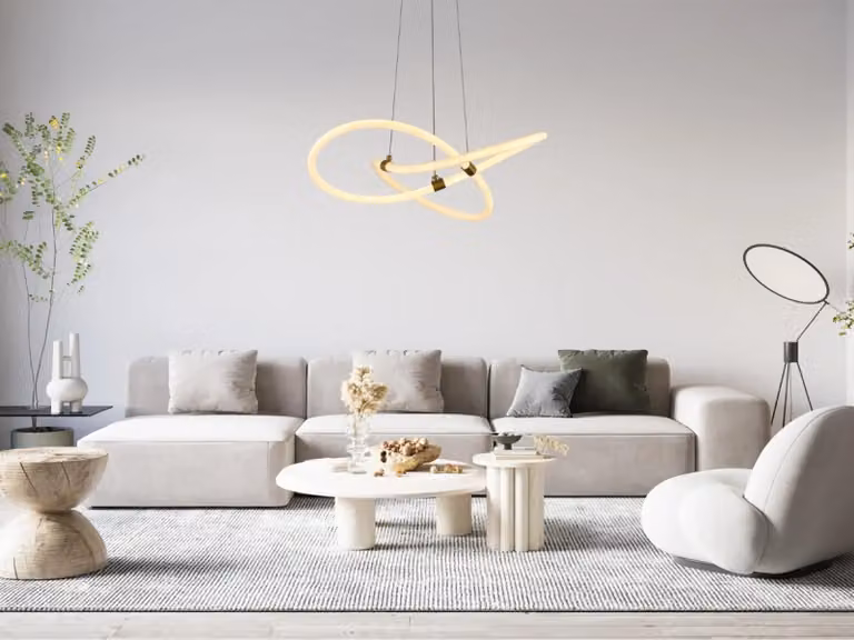 Lampada a sospensione LED con telecomando, 30W - J4363/G