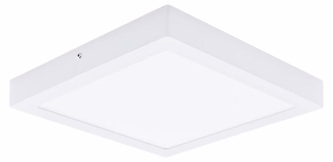 Plafoniera Fueva-CCT 300 x 300 mm bianca