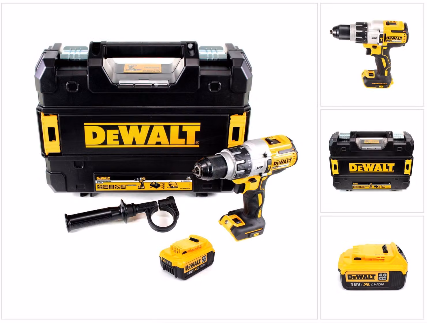 DeWalt DCD 996 NT trapano a percussione a batteria 18 V 95 Nm senza spazzole + 1x batteria ricaricabile 4,0 Ah + TSTAK - senza caricatore