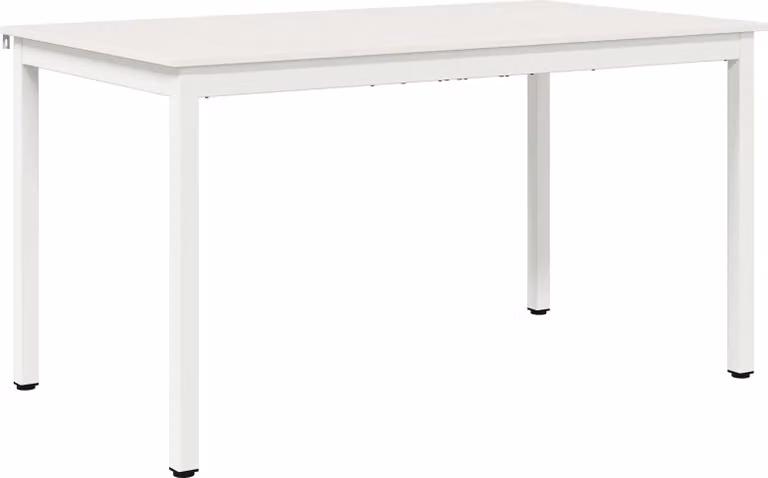Tavolo da pranzo SYFAX™ bianco 140 x 80 x 75 cm in legno di pino massiccio