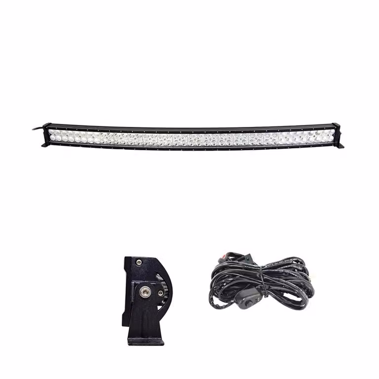 Striscia luminosa LED curva, potenza 300W, struttura robusta, luminosità 6000K, filo da 42 pollici n 07/li/ul/div