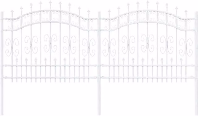Recinzione per Giardino | Recinzione da cortile KAMPEN Bianco