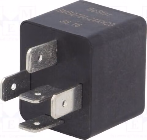 1x Cicalino: segnalatore elettromagnetico a montaggio su pannello. Frequenza di risonanza: 3 kHz. Modello: BMB2724XH23. Elettromagnetico