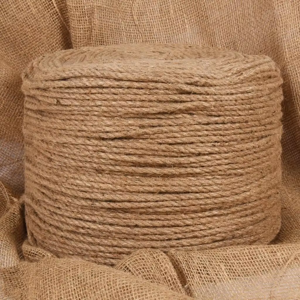 Corda in juta marrone vidaXL lunga 25 m e spessa 8 mm