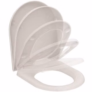 IDEAL STANDARD UV09001 Sedile WC Exacto, chiusura ammortizzata, bianco