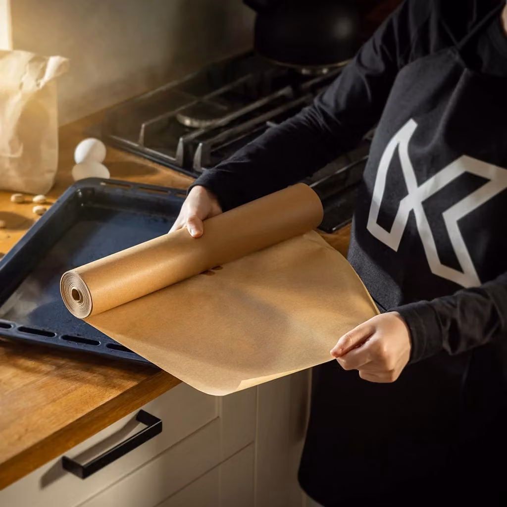 Carta da forno professionale KADAX Expert marrone 50 m x 38 cm – 2