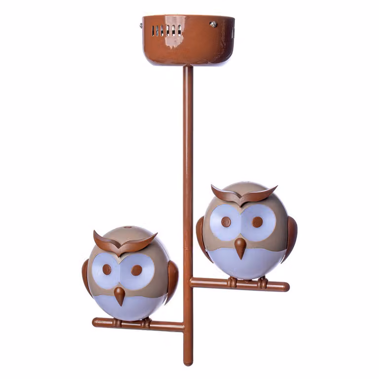 Lampada a sospensione per bambini 2x20W G9 OWL ML244 Milagro