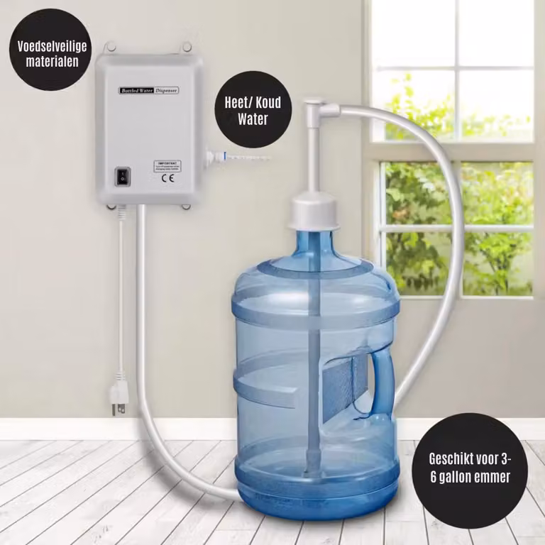 Pompa per acqua in bottiglia - Con tubo in polietilene - 1 gallone/minuto - 40 PSI