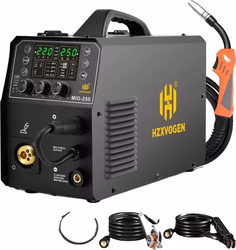 Saldatrice MIG, MIG senza gas, Lift-TIG, saldatura ad elettrodo, MIG250 Nuovo