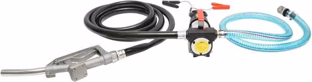 Kit Pompa di Trasferimento Gasolio 12V Breckner Germany con Tubo di Aspirazione da 1,5 m e Tubo di Trasferimento da 4 m Multicolore
