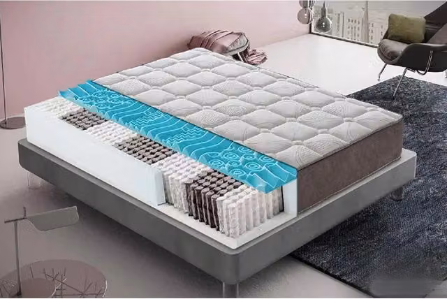 Materasso "Mix" a molle insacchettate e memory foam - 120x200