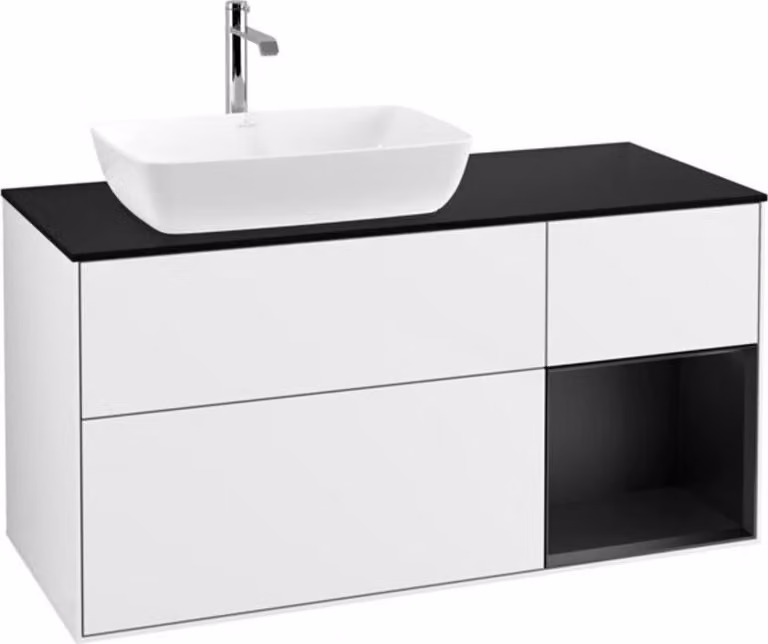 Mobile V&B Finion 120 cm, Pl b m, Rg bla m Lac, glo wh. Lac
