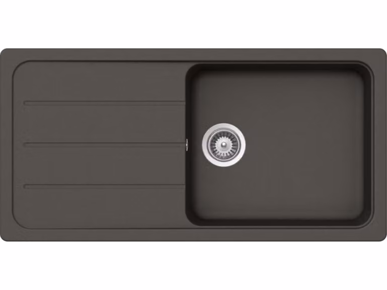 Lavello da incasso Schock Fomhaus D-100L U Asphalt - lavello sottopiano