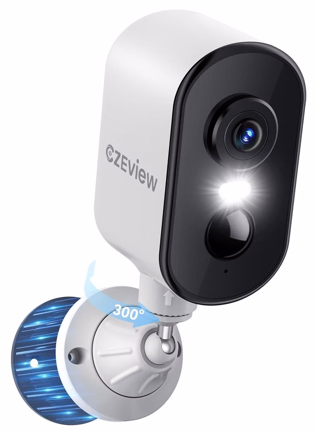 Telecamera di sicurezza esterna 2K, wireless con montaggio magnetico