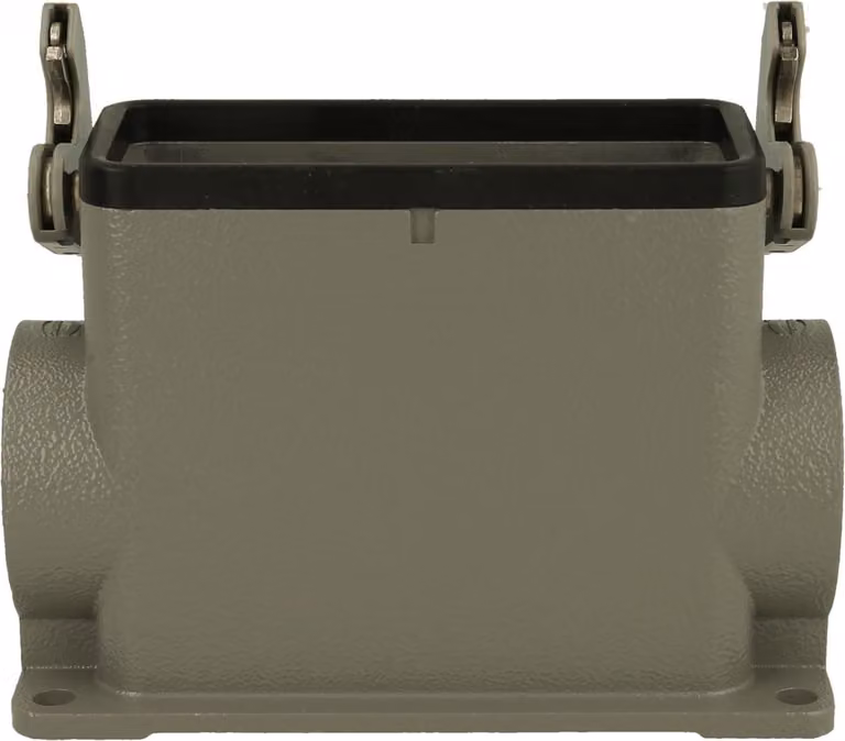 HARTING Han 16B HMC, alloggiamento alto, 2 uscite laterali M25, con 1 staffa longitudinale - 1 pezzo