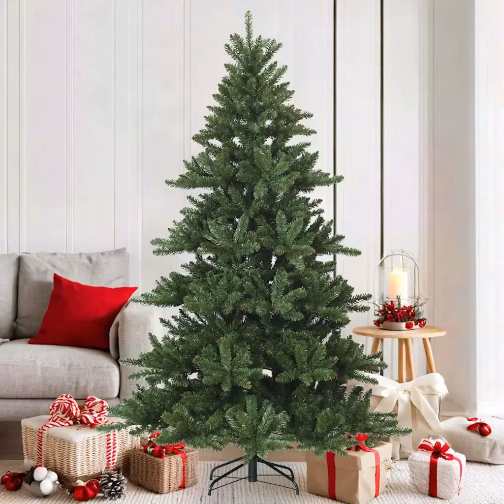 Albero di Natale artificiale verde vidaXL con rami pieghevoli, Altezza: 180 cm