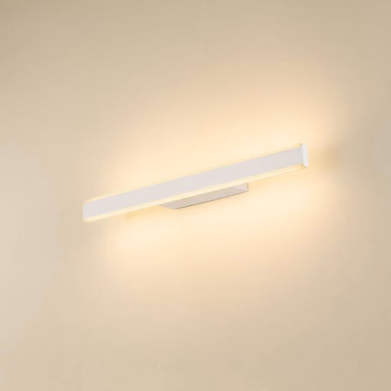 SLV Applique da parete One Linear, dimmerabile, Bianco / Opale, Bagno, Alluminio, Moderno, Applique