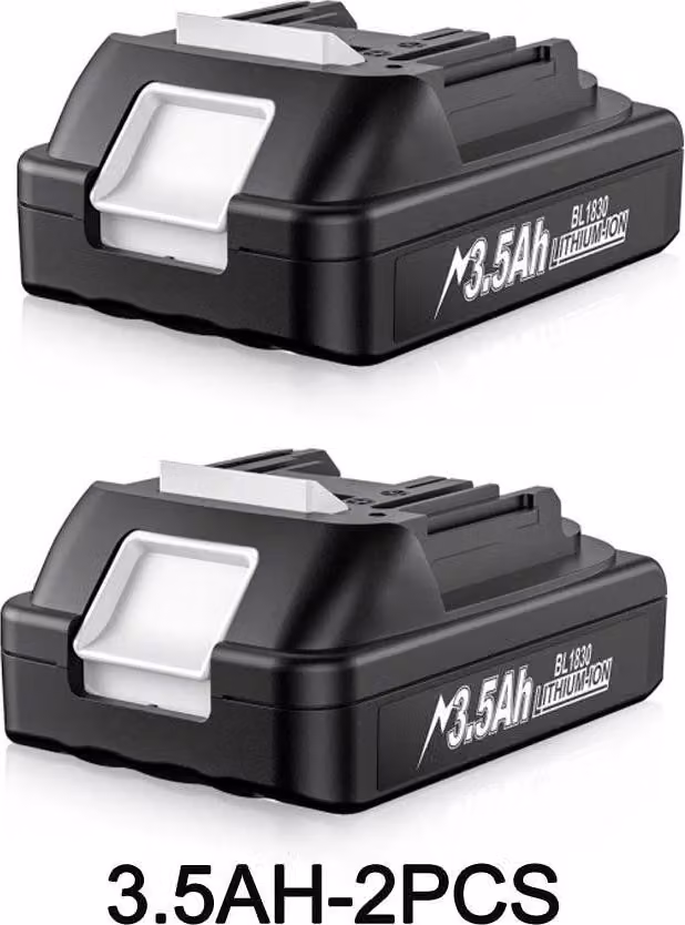 Batteria ricaricabile 18V compatibile Makita, batteria di ricambio 18650 Li-Ion, grigia, adatta per BL1830 BL1860 BL1890 LXT400