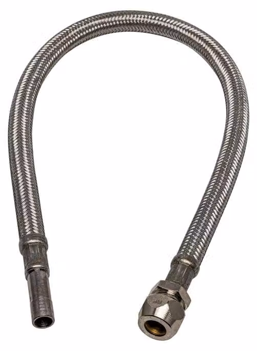 Tubo flessibile Sturotec, diametro 10 mm (estremità a compressione) x 10 mm (estremità a raccordo) x 50 cm