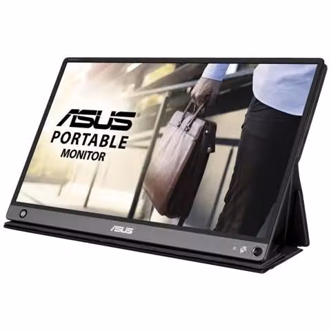 Monitor portatile Asus ZenScreen MB16AHP da 39,6 cm (15,6 pollici) Full HD IPS nero con connettività USB-C e HDMI – 2