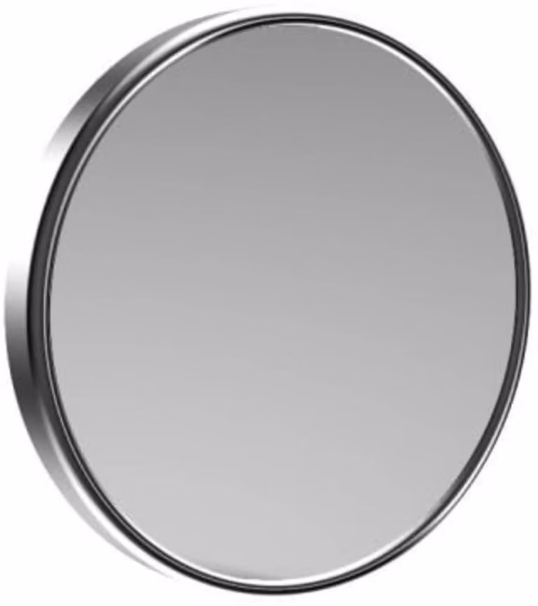 emco puree miroir adhésif, diamètre 203 mm, grossissement 3x, chrome, 109400128, 109400128