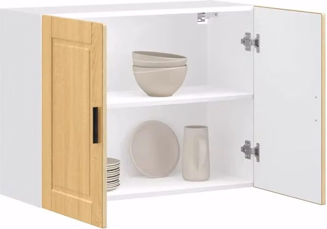 Pensile da Cucina-Mobile Cucina da Parete Porto Rovere Sonoma in Legno Multistrato 240457