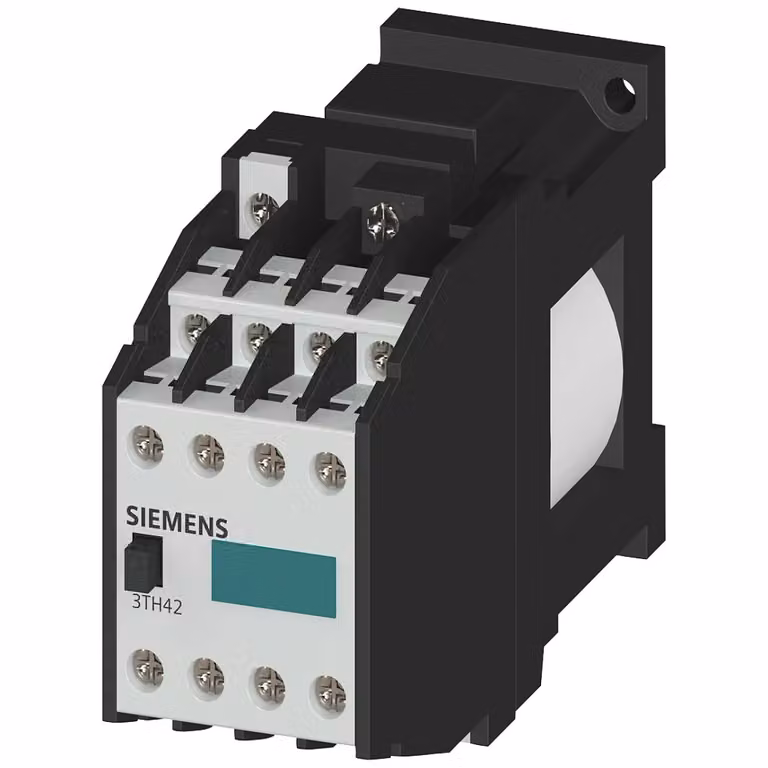 Contattore ausiliario Siemens 44E, per applicazioni ferroviarie 4NO+4NC, campo operativo 0,7-1,25xUS 3TH42440LB4