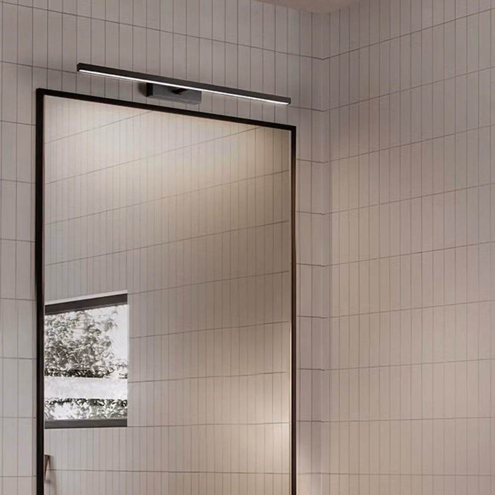 Applique Moderna Riga Perenz Illumina in Metallo Nero e Acrilico con LED da 24W, Luce Bianca Calda 3000K – 2