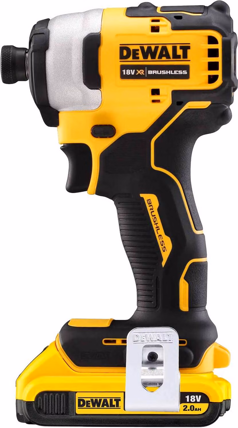 DeWALT DCF809D2T-QW - Avvitatore a impulsi a batteria da 18V, incluso 2 batterie da 2Ah e caricabatterie