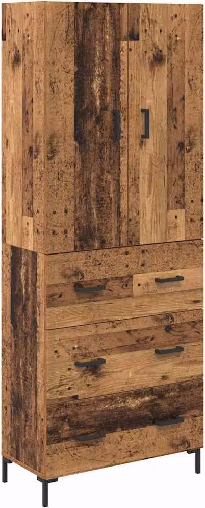 Credenza Legno vecchio 69,5 x 34 x 180 cm Legno multistrato