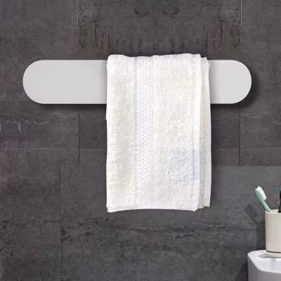 Scaldasalviette elettrico Ness 63 cm bianco opaco 50W in ceramica